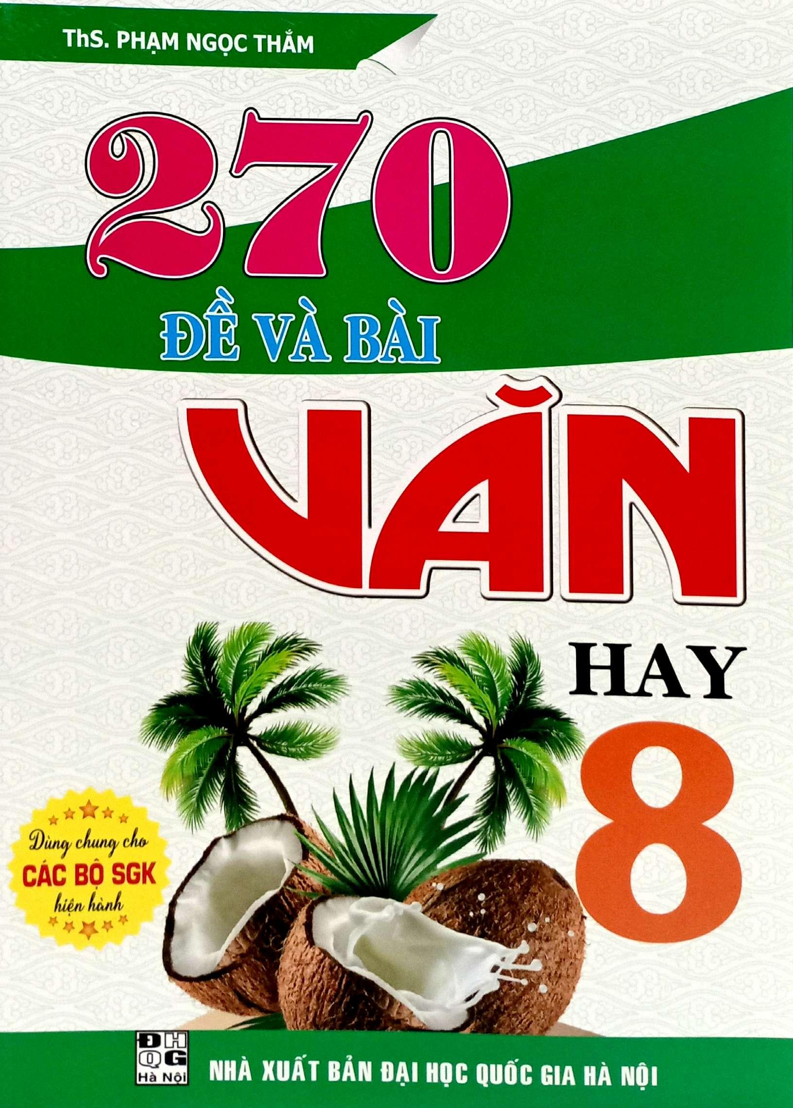 Sách 130 đề và bài văn hay 8