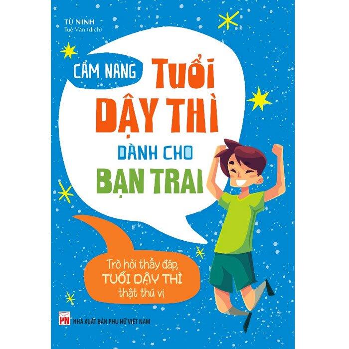 Sách cẩm nang tuổi dậy thì dành cho bạn trai
