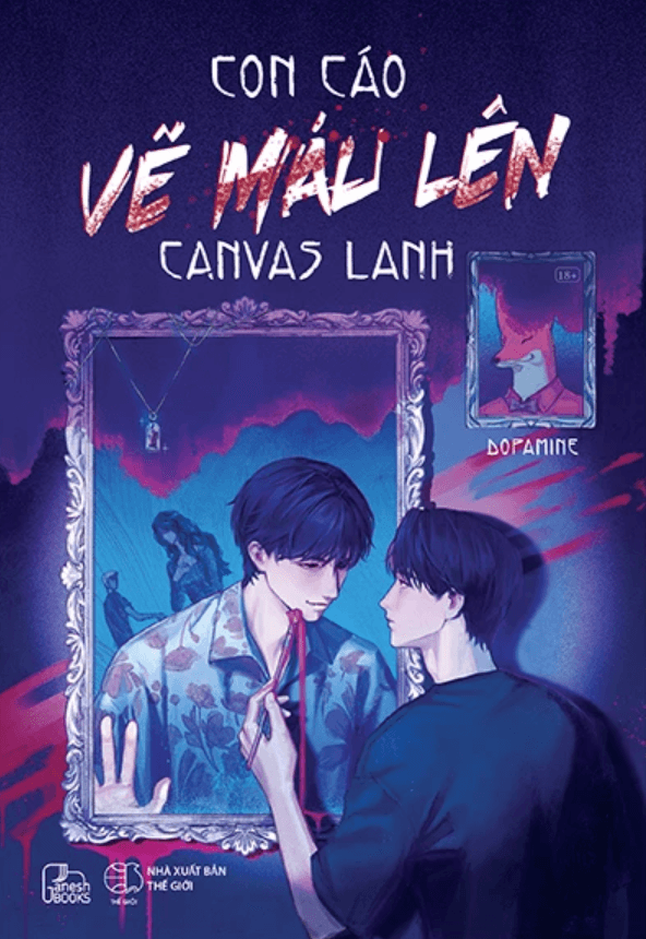 Sách Con cáo vẽ màu lên canvas lạnh