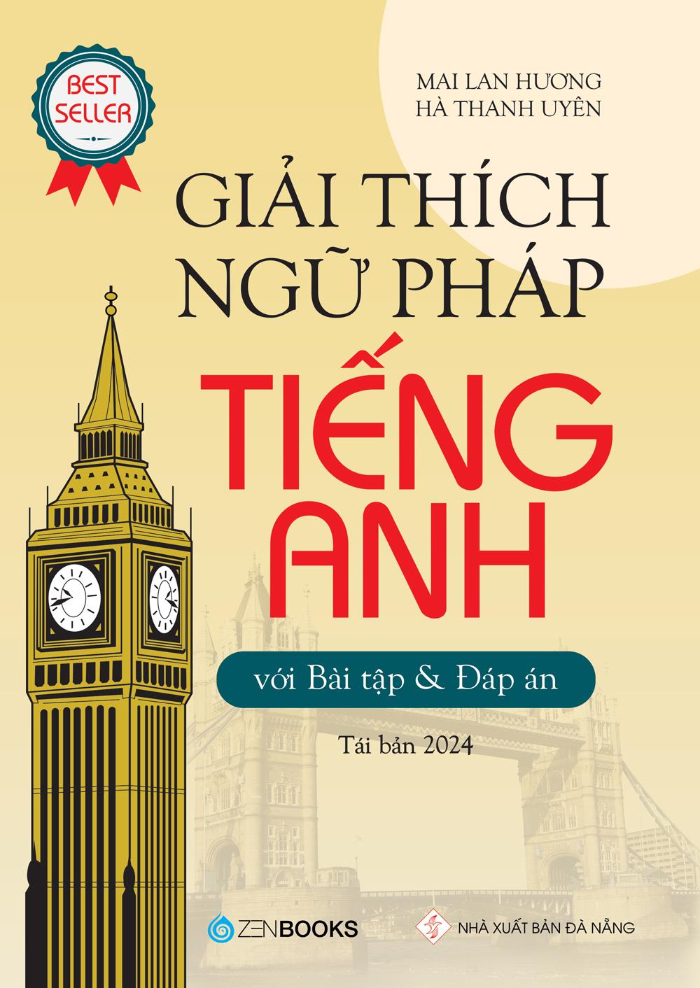 Sách Giải thích ngữ pháp tiếng anh ấn phẩm mới