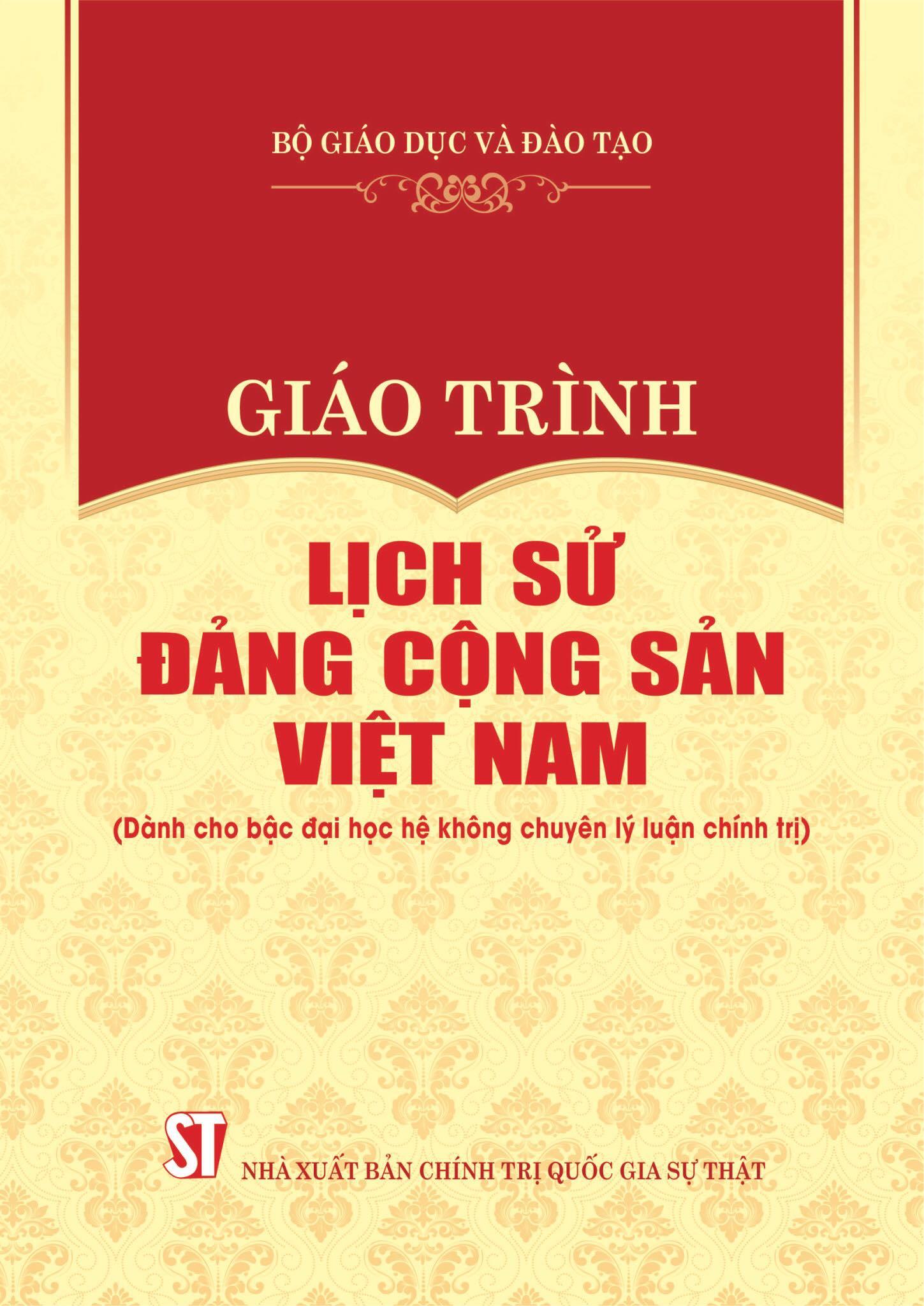 Sách giáo trình lịch sử đảng không chuyên