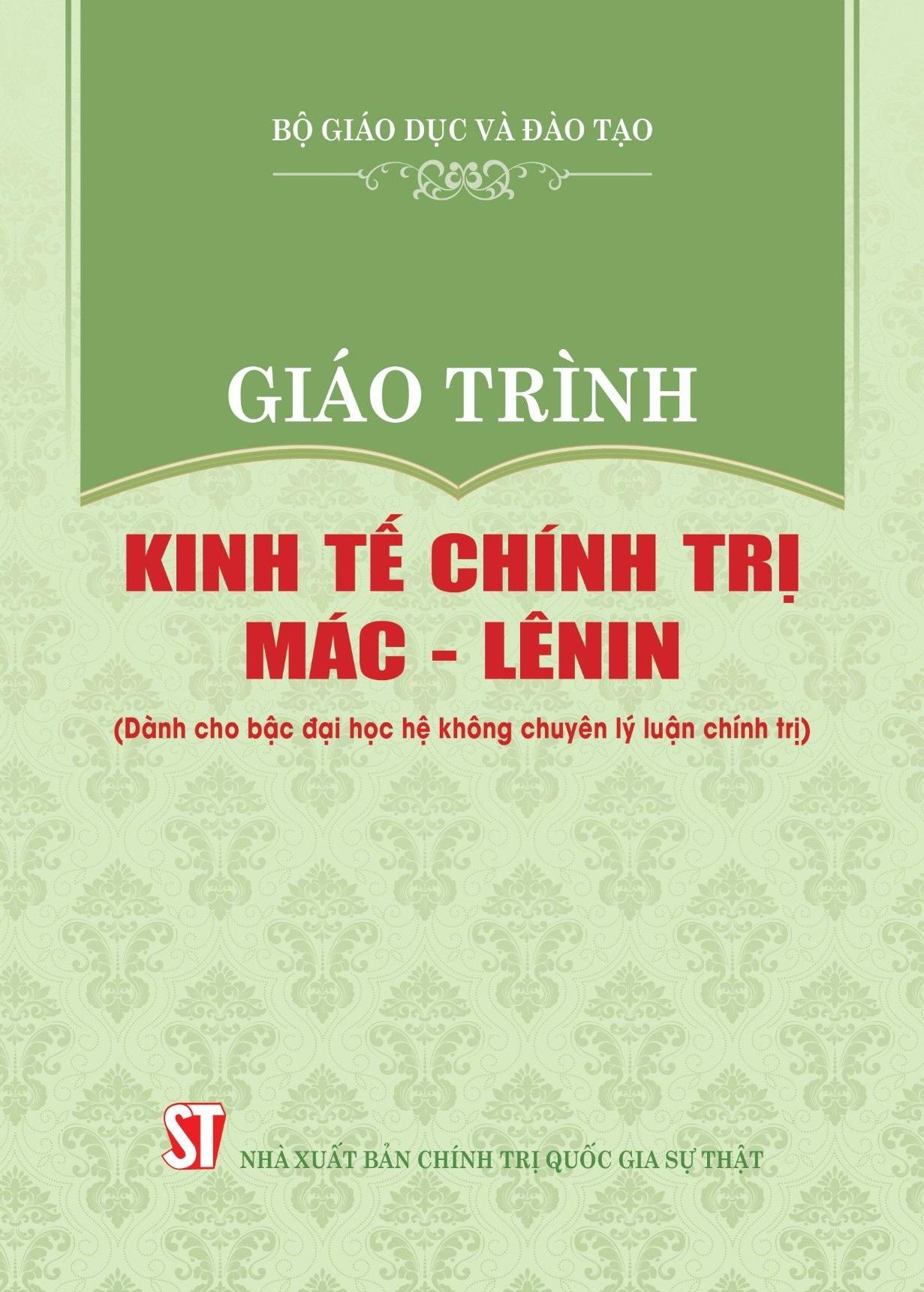 Sách Kinh tế chính trị Mác - Lênin
