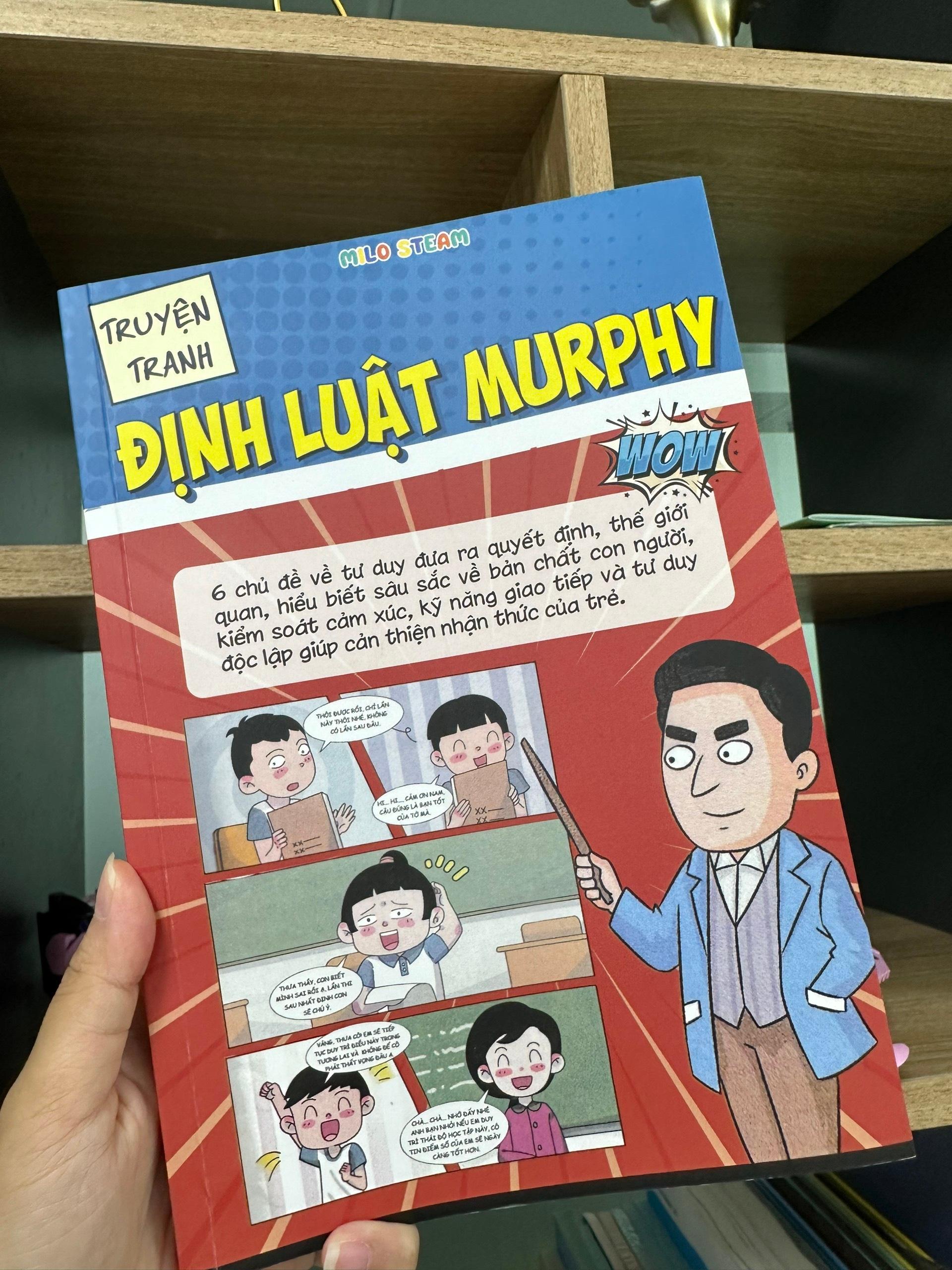 Sách truyện tranh định luật murphy