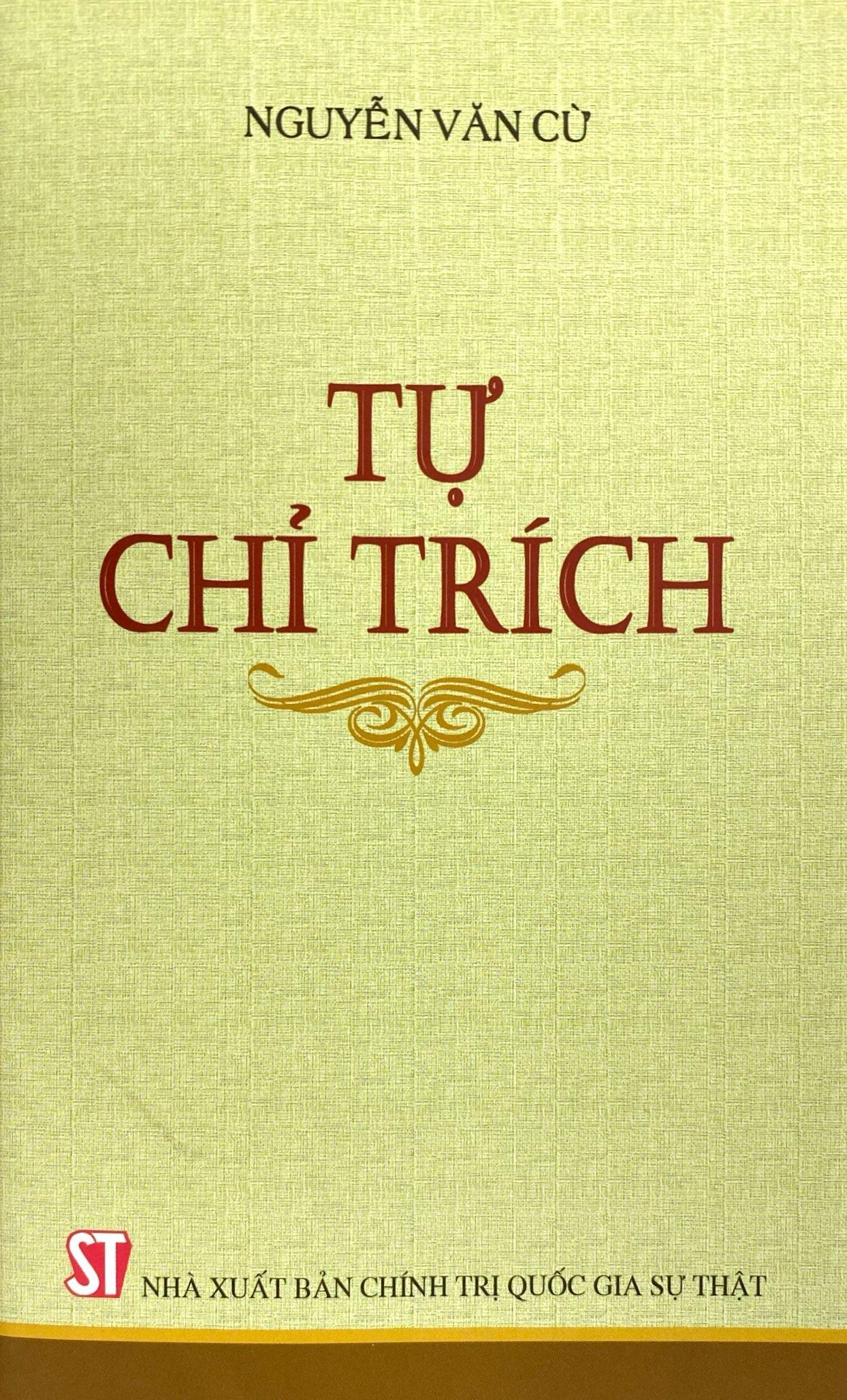 Sách tự chỉ trích
