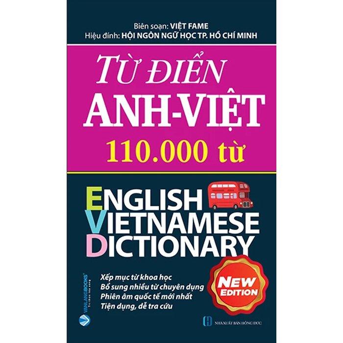 Sách Từ điển anh việt 110000 từ