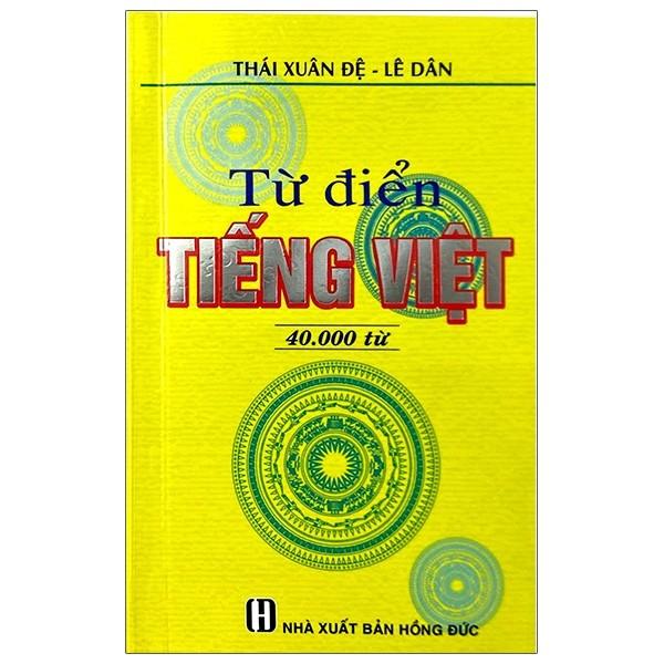 Sách Từ điển tiếng việt 40.000 từ