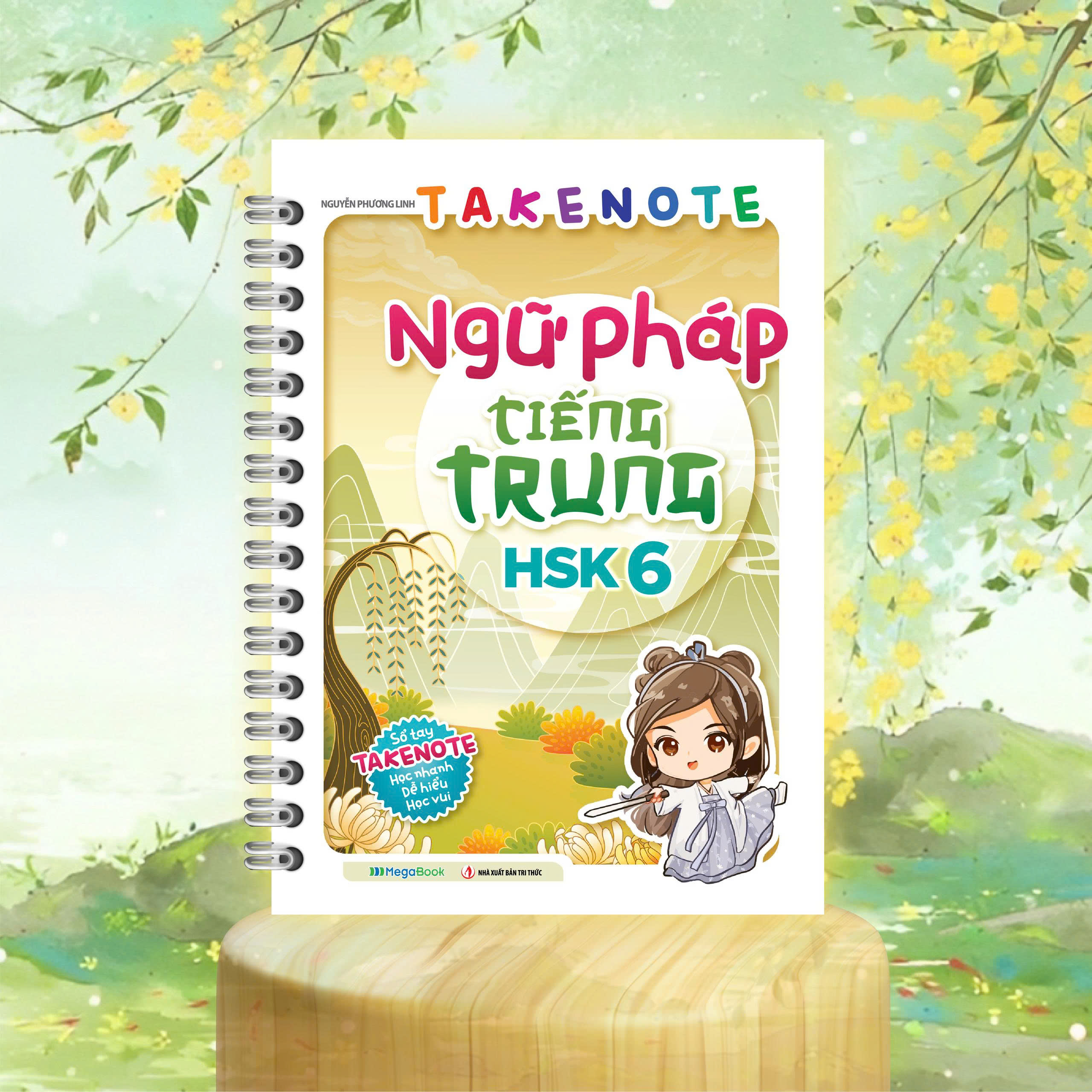 Ảnh bìa Sách Bộ takenote ngữ pháp tiếng trung hsk 6
