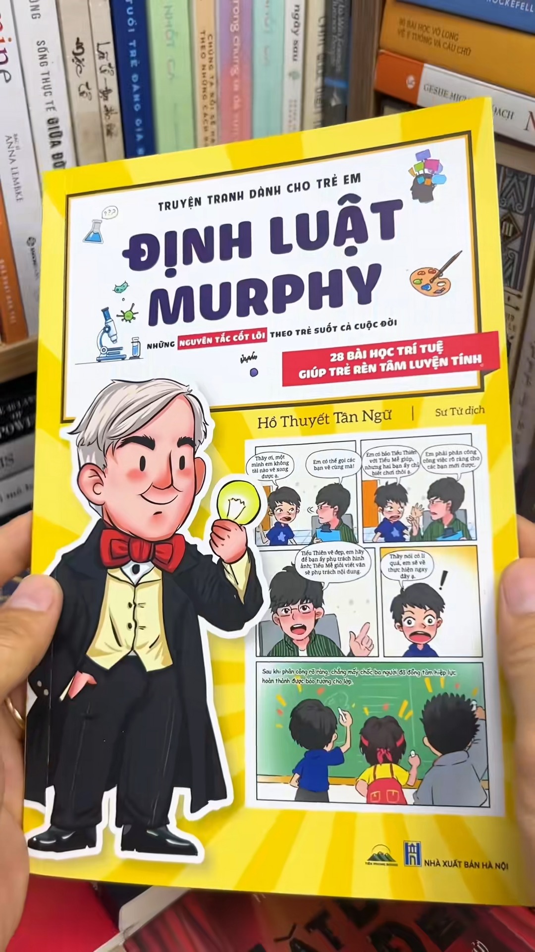 Ảnh bìa Sách  định luật murphy cho trẻ em