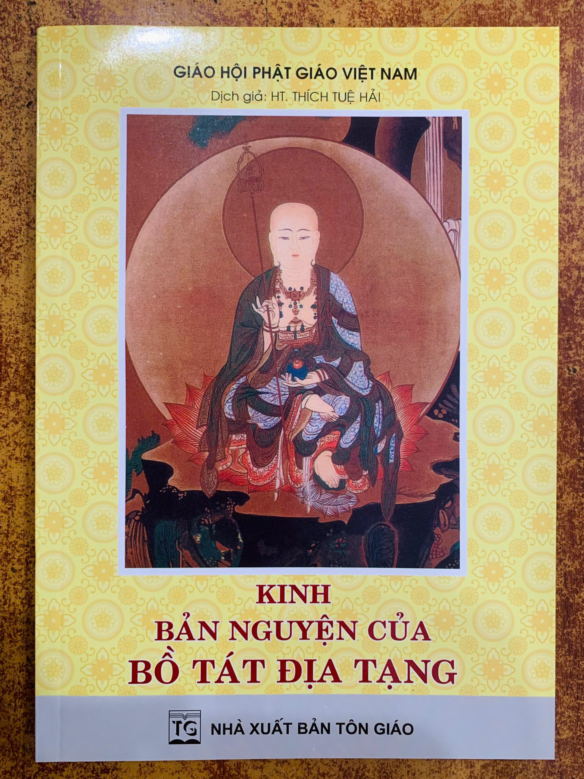 Ảnh bìa Sách kinh bản nguyện của bồ tát địa tạng thích tuệ hải