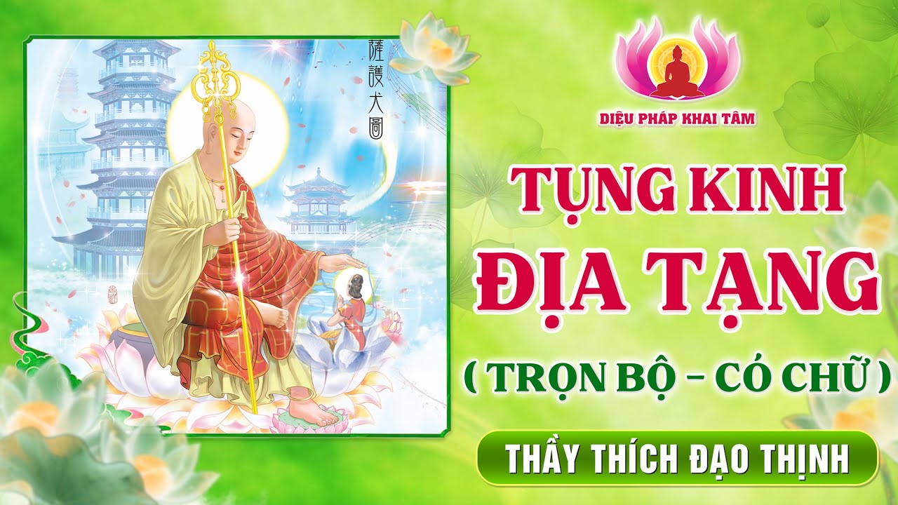 Ảnh bìa Sách kinh địa tạng chùa khai nguyên