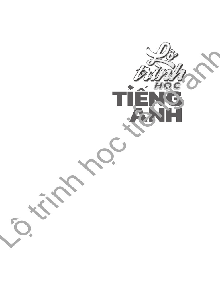 Ảnh bìa Sách  lộ trình học tiếng anh cho người mất gốc