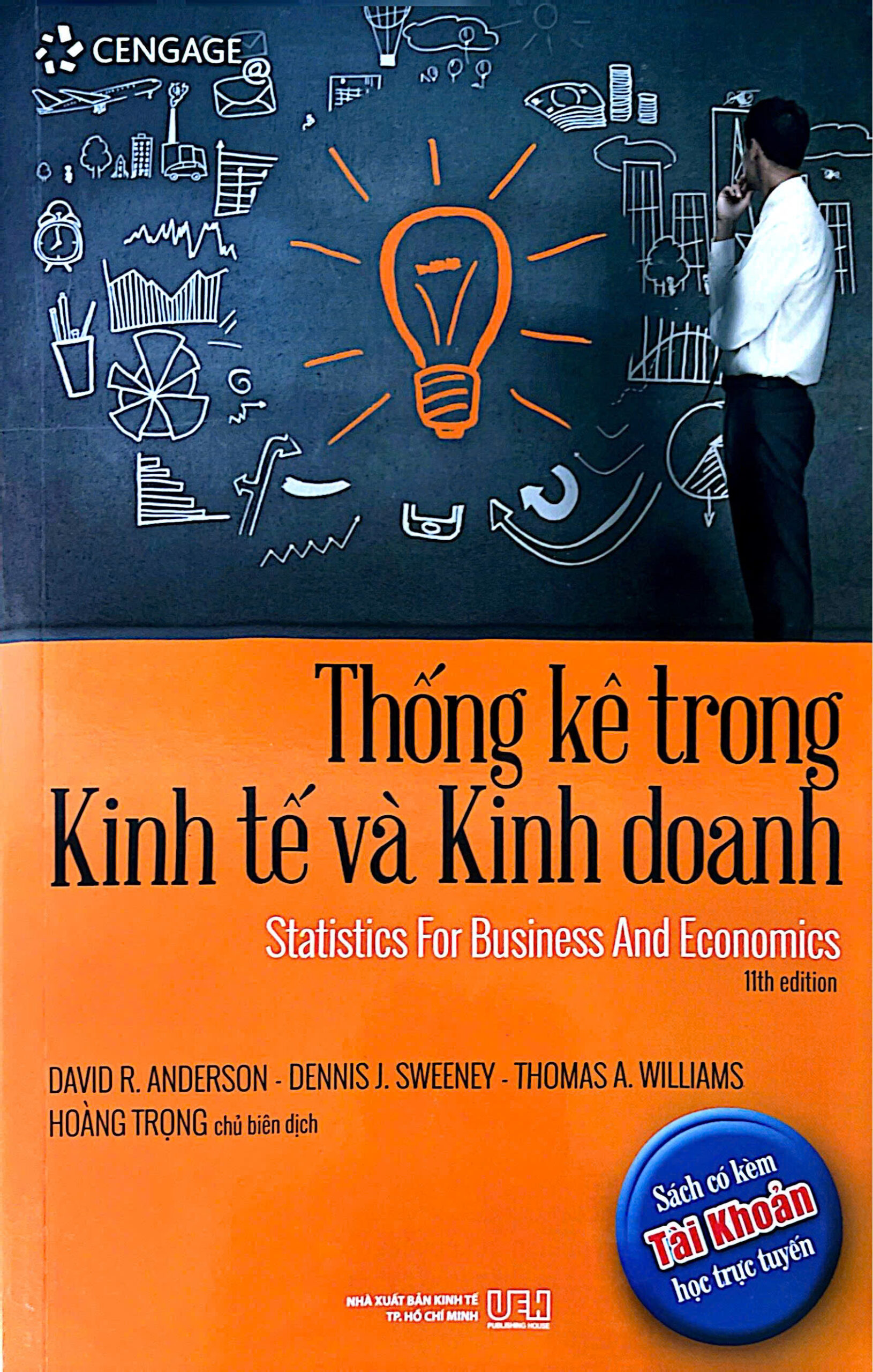 Ảnh bìa Sách thống kê trong kinh tế và kinh doanh ueh