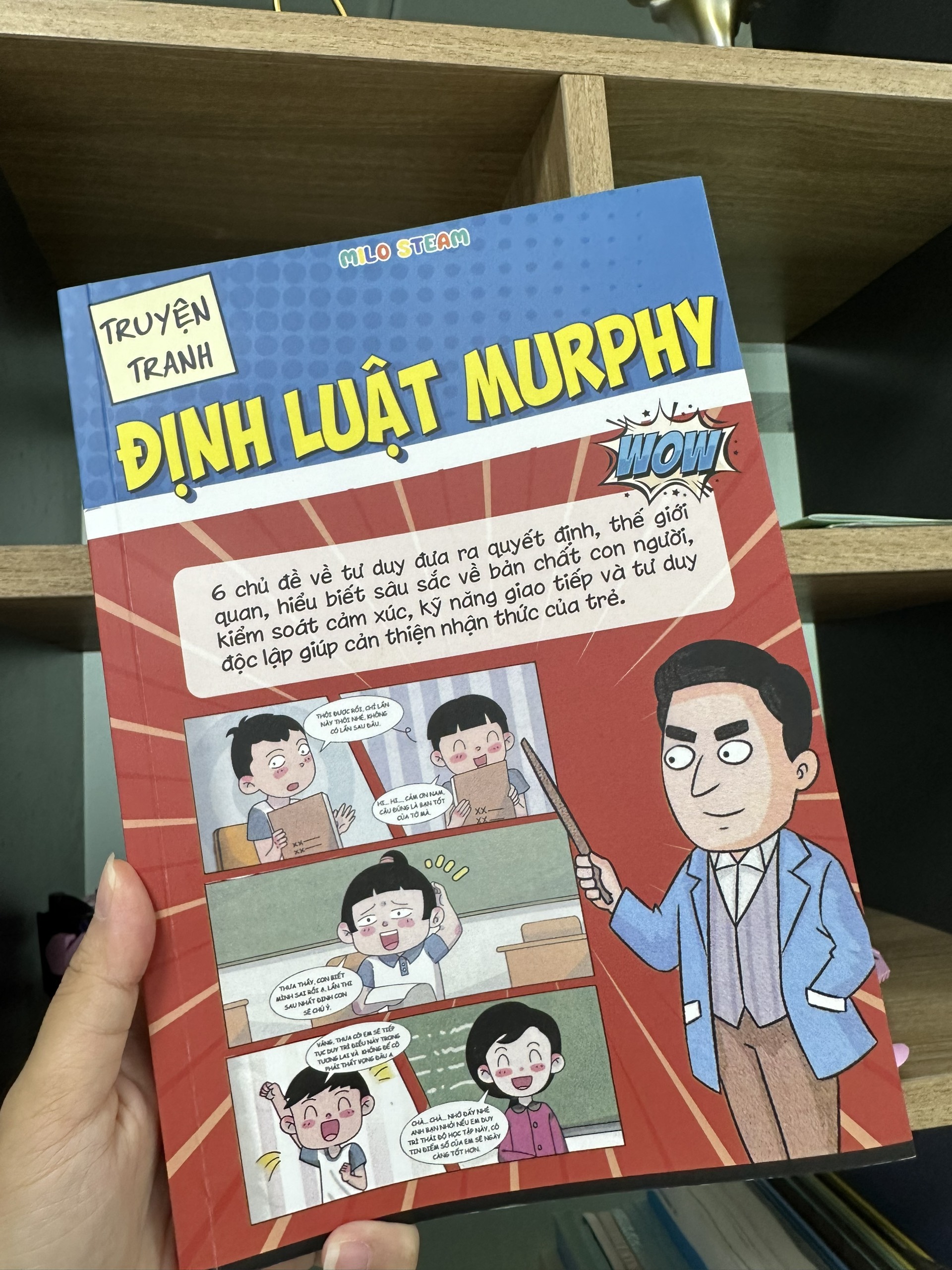 Ảnh bìa Sách truyện tranh định luật murphy
