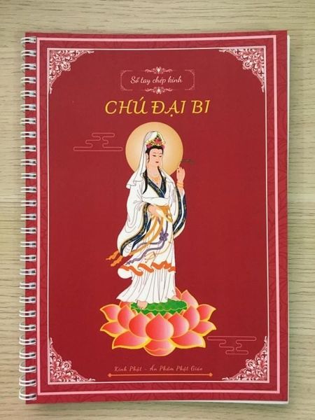 Ảnh bìa Sách vô chép kinh chú đại bi in mờ