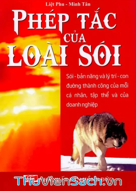 Ảnh bìa sách Phép Tắc Của Loài Sói của tác giả La Vũ với hình ảnh đàn sói mạnh mẽ