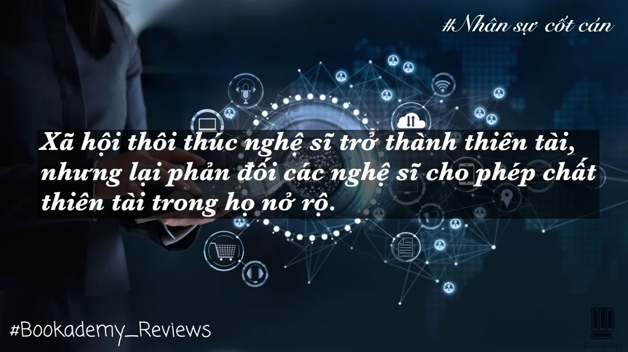 Hình ảnh ẩn dụ về sự phản kháng cản trở sự sáng tạo được đề cập trong Nhân sự cốt cán