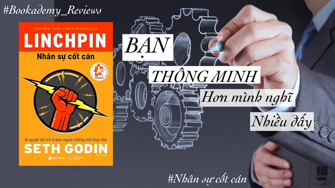 Bìa sách Nhân sự cốt cán của Seth Godin với hình ảnh then chốt