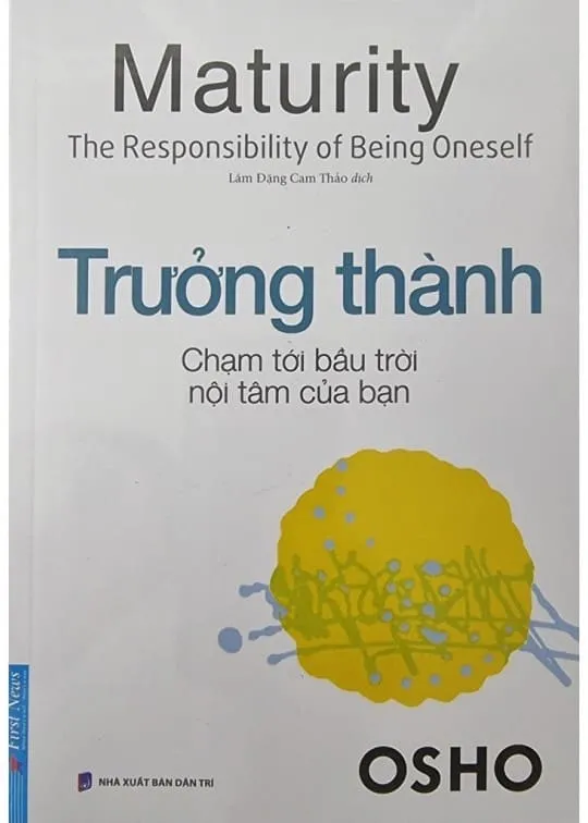 Ảnh bìa sách Trưởng Thành Chạm Tới Bầu Trời Nội Tâm Của Bạn của Osho