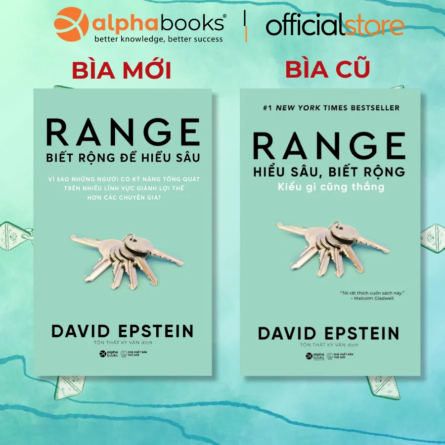 Sách Range - Biết Rộng Để Hiểu Sâu của David Epstein bàn về lợi thế của kiến thức đa ngành