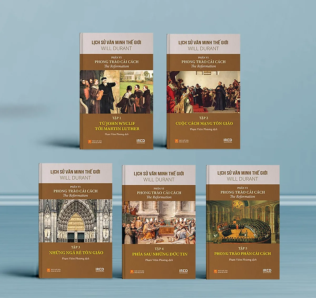 Bìa Bộ sách Lịch sử văn minh thế giới phần VI Phong trào Cải cách PDF của Will Durant