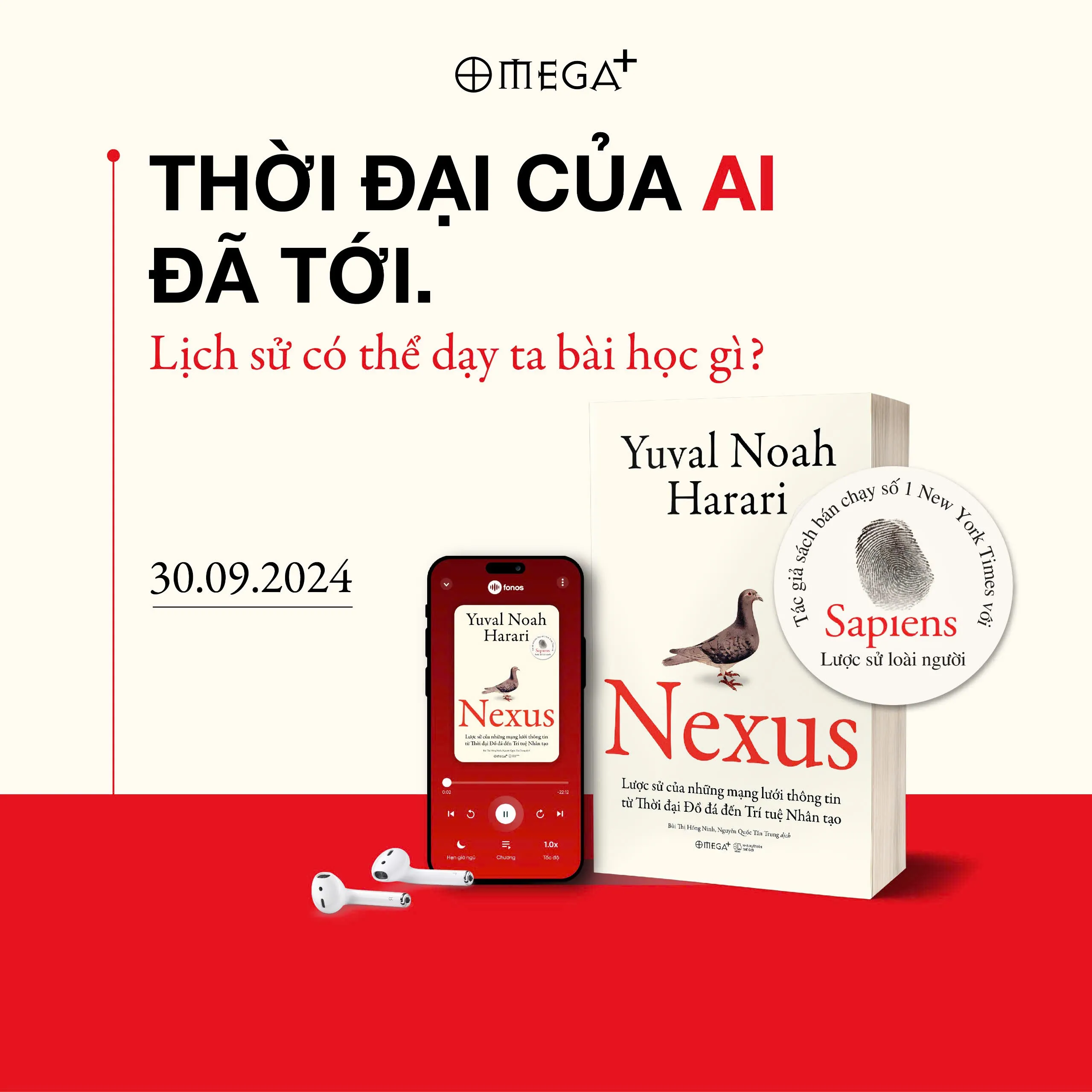 Yuval Noah Harari và cuốn sách Nexus khám phá lịch sử mạng lưới thông tin và AI