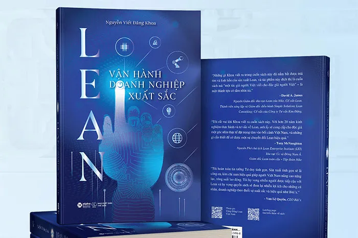 Sơ đồ minh họa các nguyên tắc Lean trong vận hành doanh nghiệp