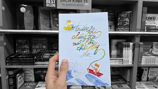 Minh họa bìa sách Trước khi chúng ta nói lời chia tay với hình ảnh một cặp đôi và những suy tư về tình yêu đã qua