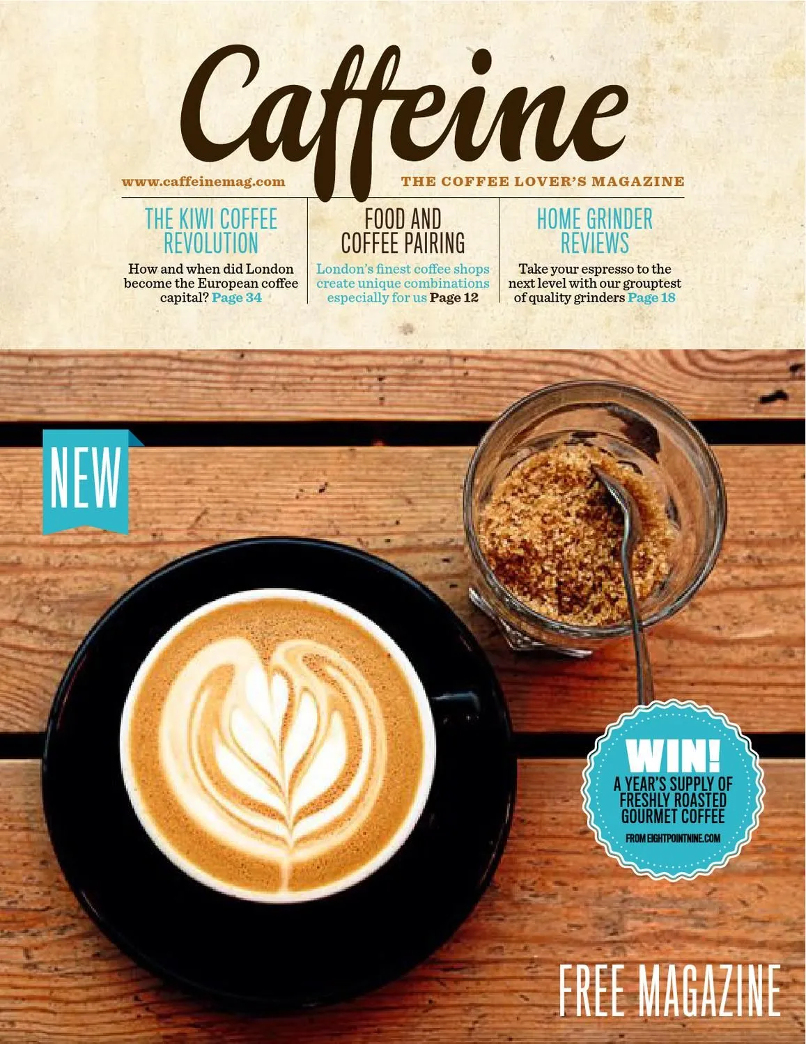 Tạp chí Caffeine Magazine phiên bản tiếng Anh