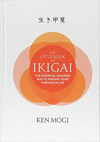 Bìa sách Ikigai của Ken Mogi bản dịch tiếng Anh