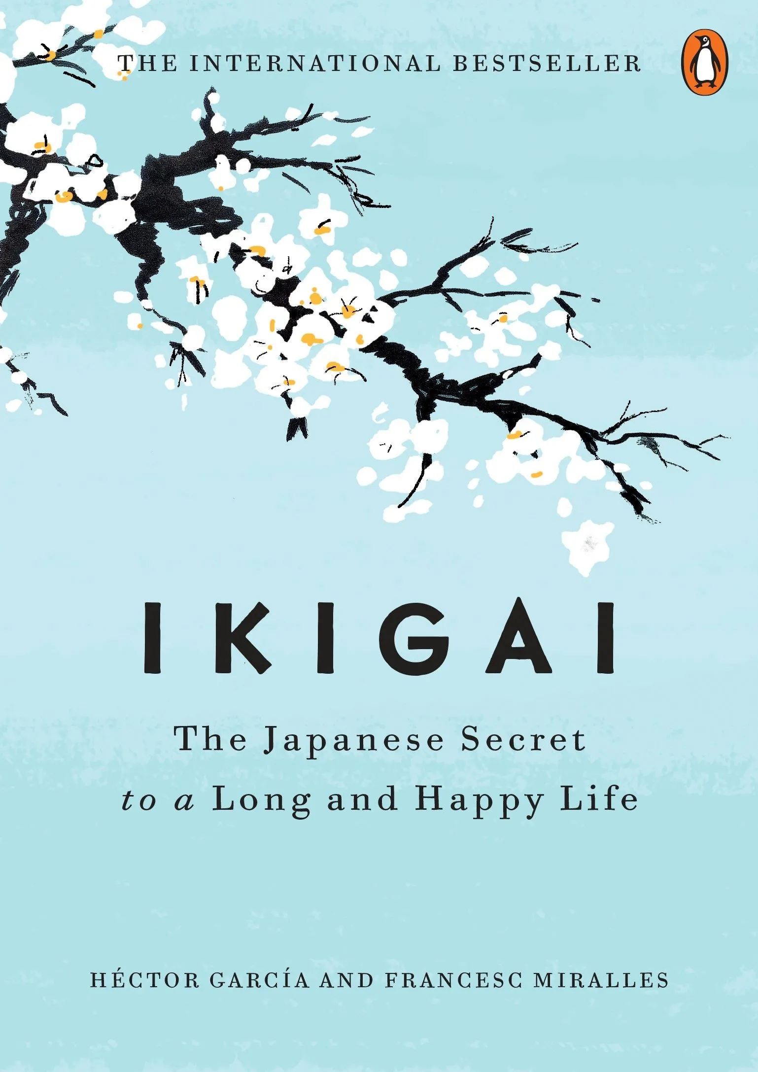 Bìa sách Ikigai của Héctor García và Francesc Miralles