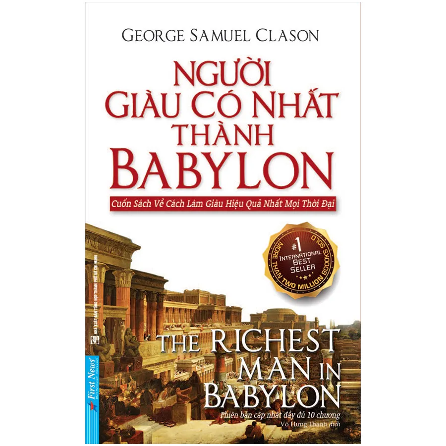 Bìa sách kinh điển Bí quyết làm giàu của người Babylon PDF của George Clason