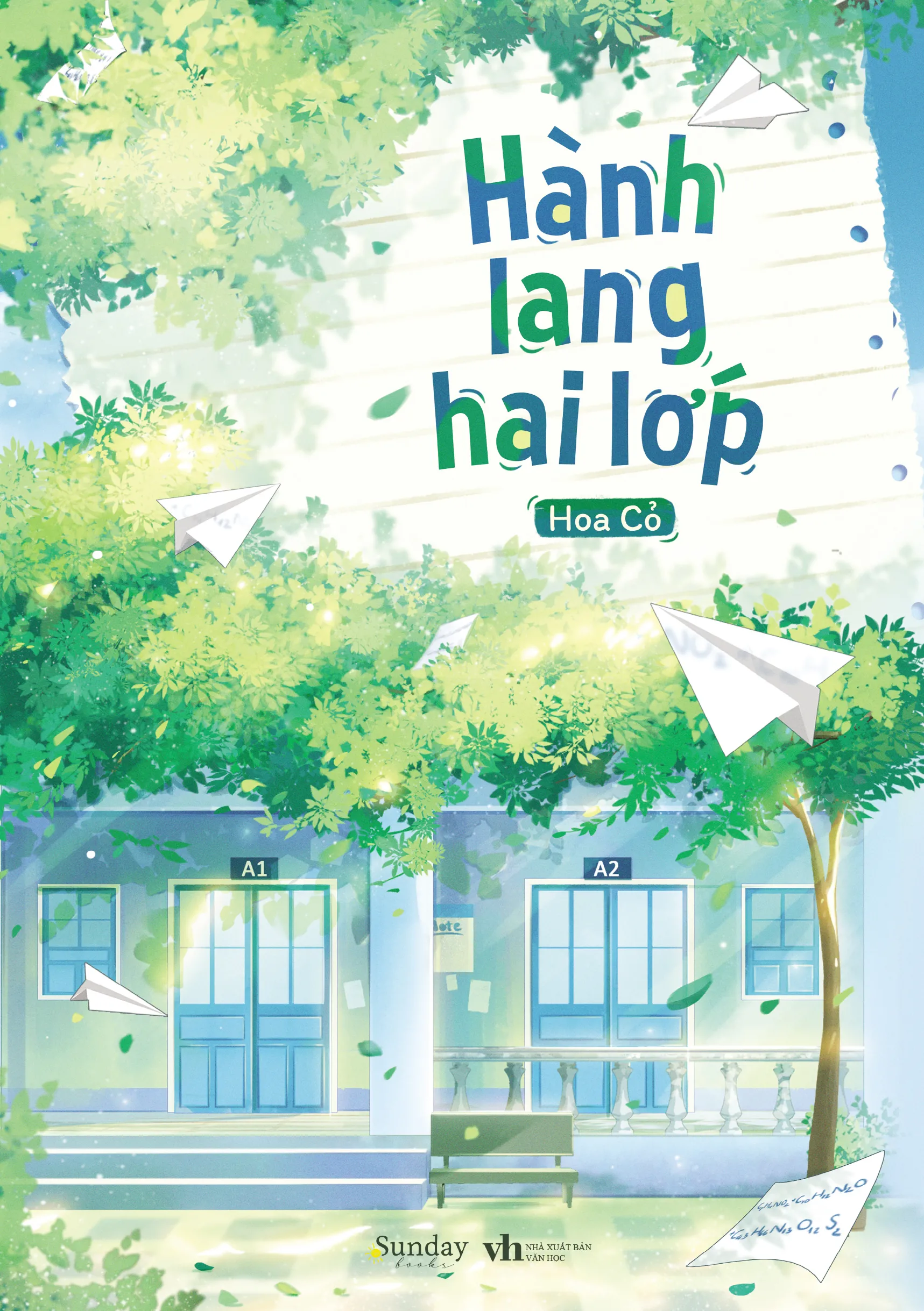 Bìa chính thức sách Hành Lang Hai Lớp của tác giả Hoa Cỏ