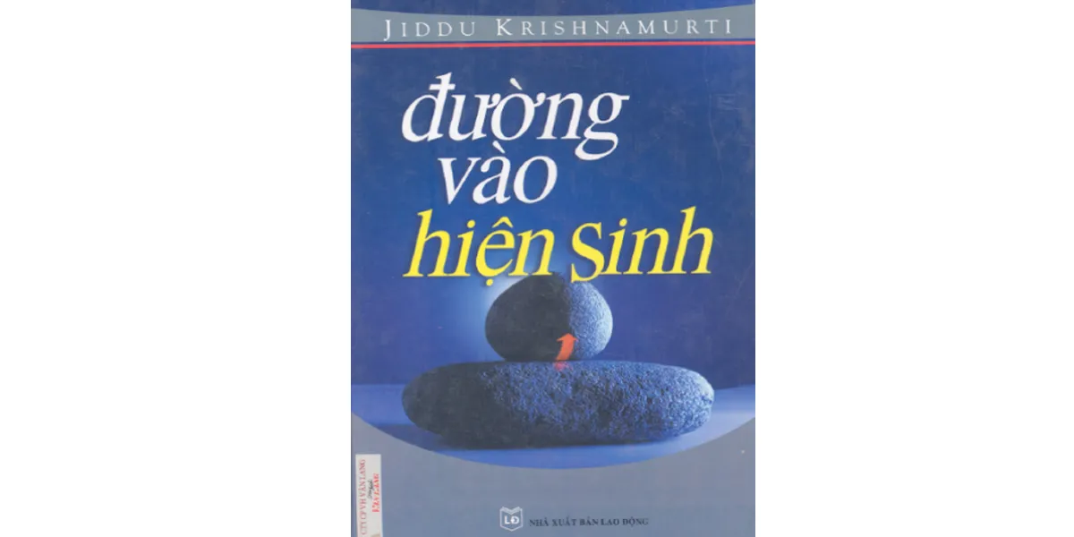 Bìa sách Đường Vào Hiện Sinh của Jiddu Krishnamurti bản PDF