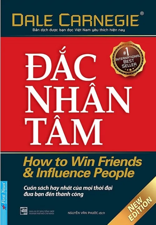 Bìa sách Đắc Nhân Tâm PDF - cuốn sách hay về nghệ thuật giao tiếp và ứng xử