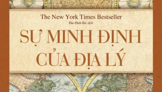 Bản đồ thế giới minh họa vai trò của địa lý trong chính trị quốc tế