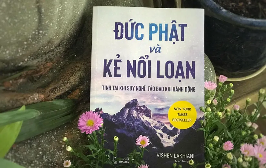 Bìa sách Đức Phật và Kẻ Nổi Loạn của tác giả Vishen Lakhiani