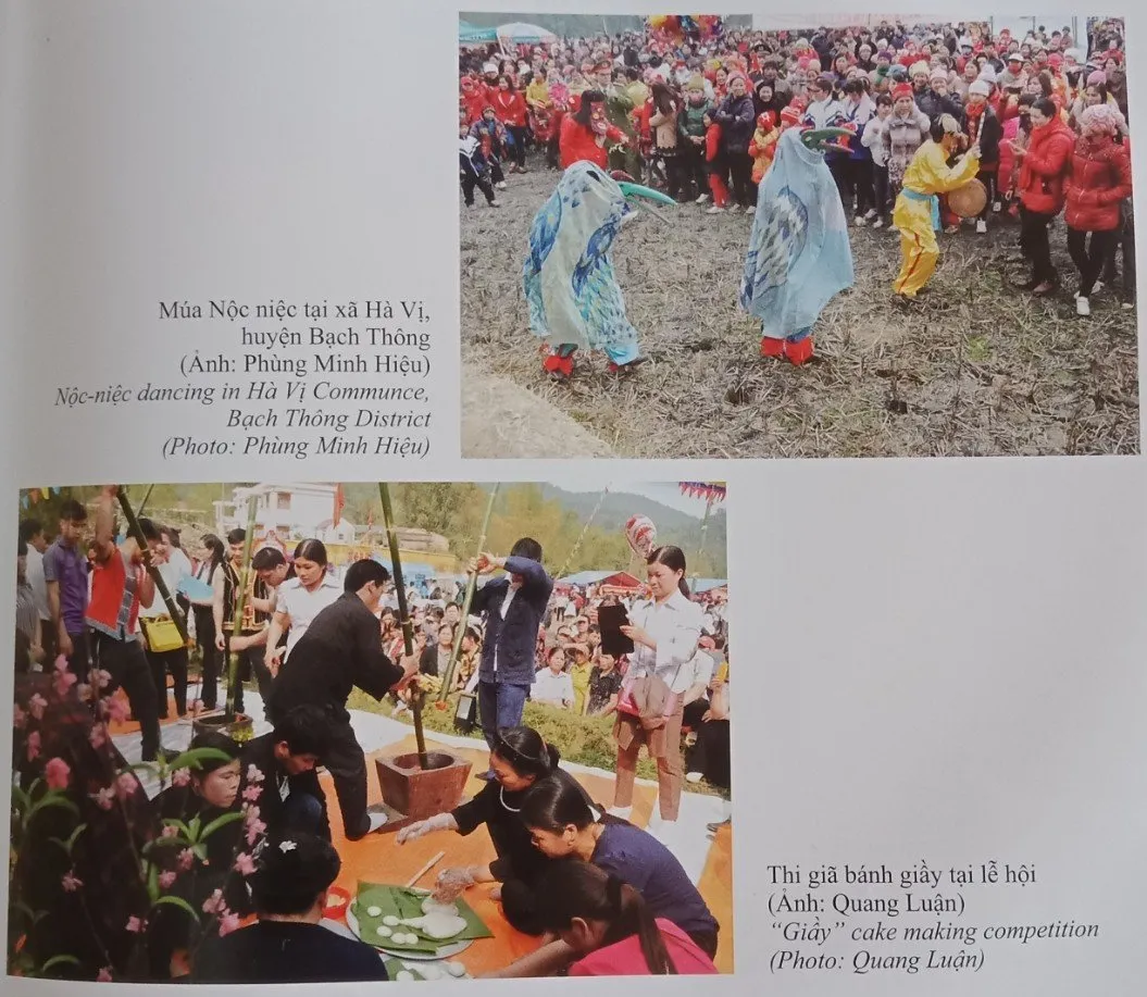 Không khí đông vui tại một lễ hội truyền thống ở Việt Nam được đề cập trong sách Hội hè lễ tết của người Việt