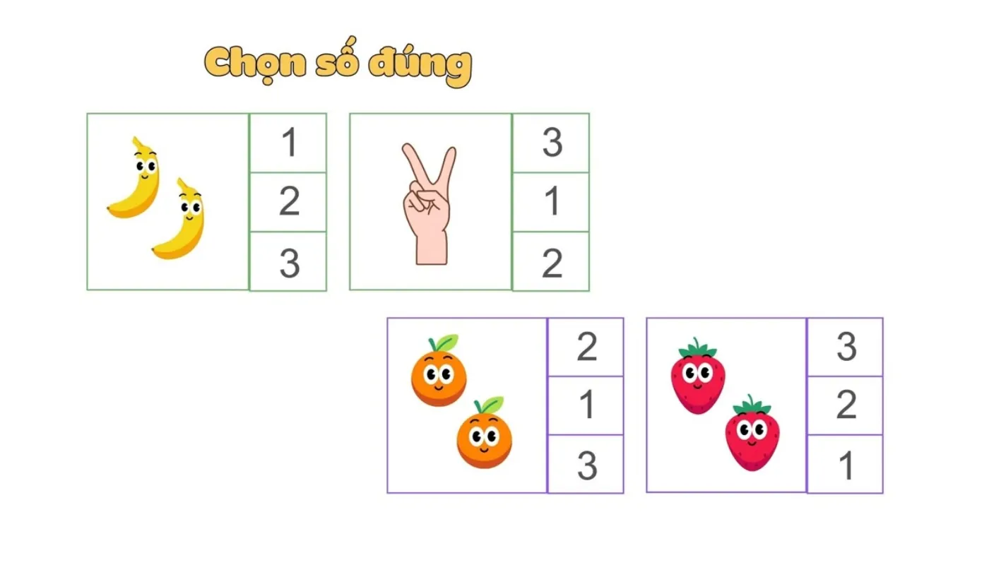 Bài tập ghép hình và nhận dạng số cho trẻ mầm non giúp phát triển tư duy logic cơ bản