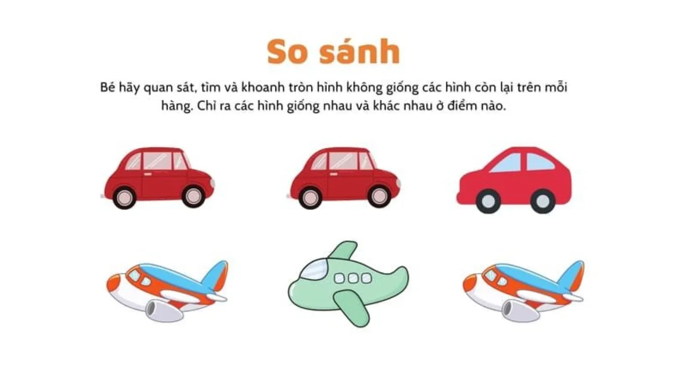 Giải đố bằng hình ảnh là cách thú vị để trẻ lớp 1 vận dụng tư duy logic và phân tích