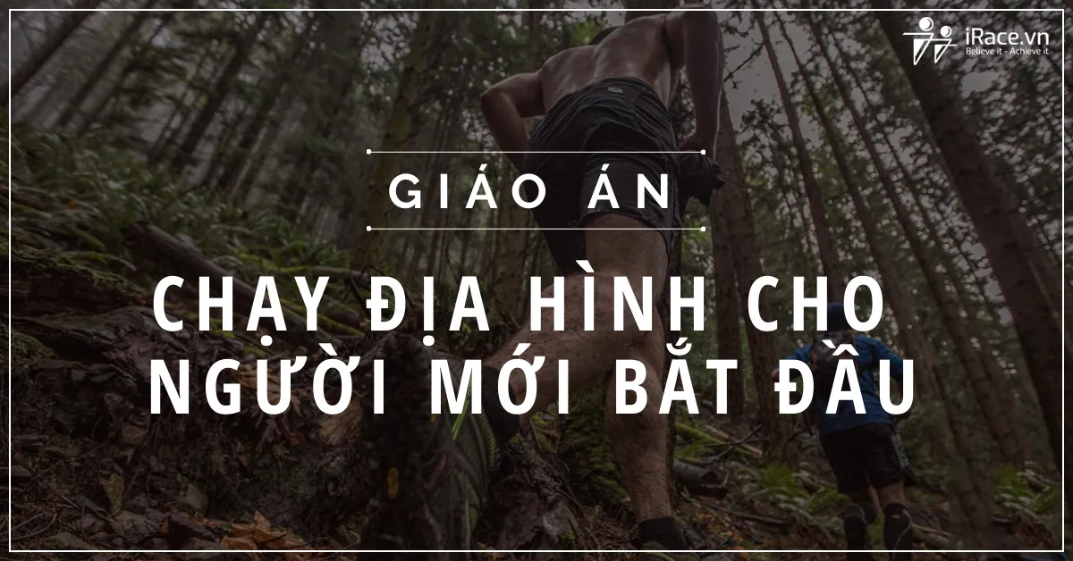 Vận động viên chạy bộ trên đường mòn theo hướng dẫn cẩm nang luyện chạy địa hình PDF