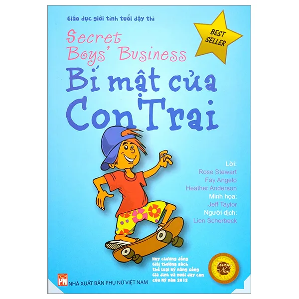 Bìa sách Giáo dục giới tính tuổi dậy thì - Bí mật của con trai PDF bản tiếng Việt