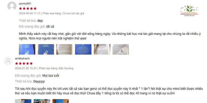 Độc giả đánh giá sách Chỉ cần bạn tốt hơn 1% mỗi ngày PDF tích cực