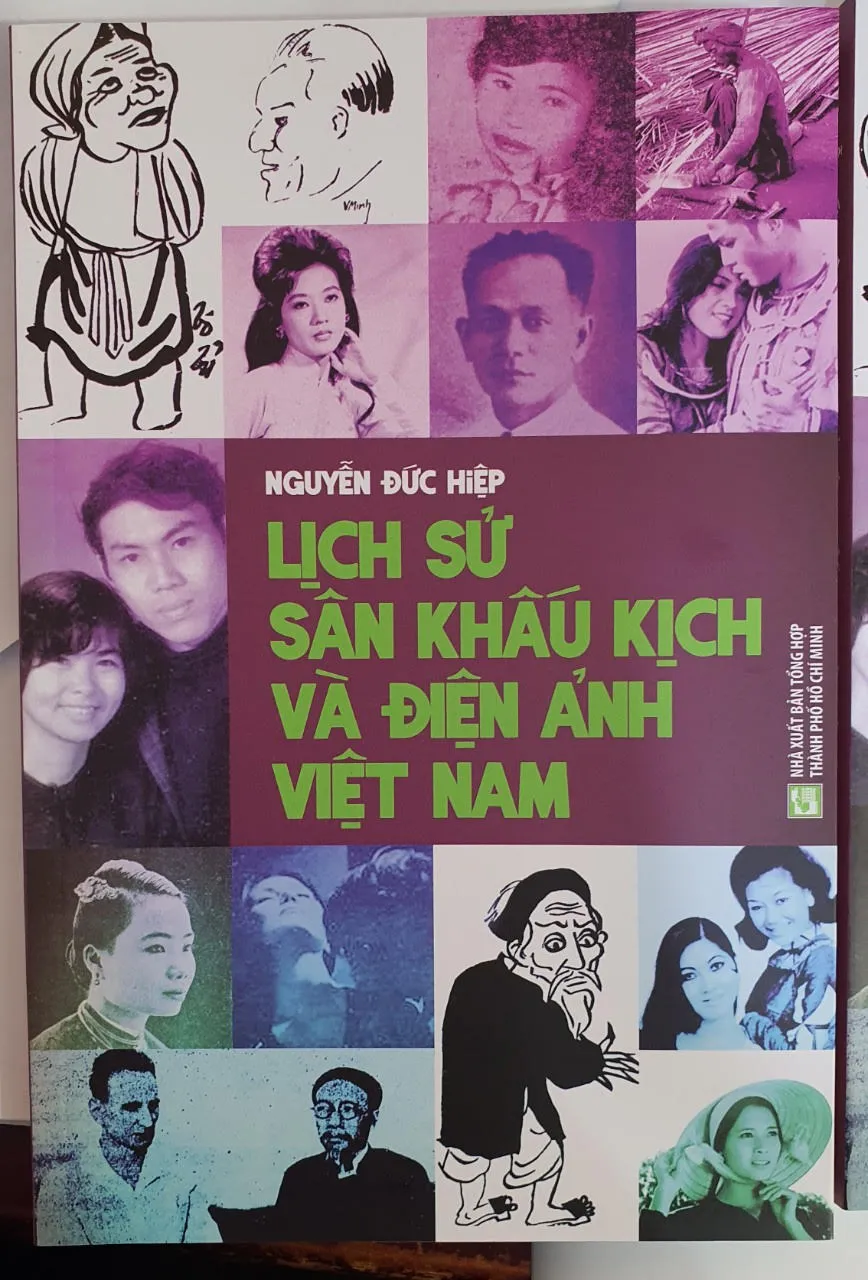 Bìa sách Lịch sử Sân khấu Kịch và Điện ảnh Việt Nam của Nguyễn Đức Hiệp