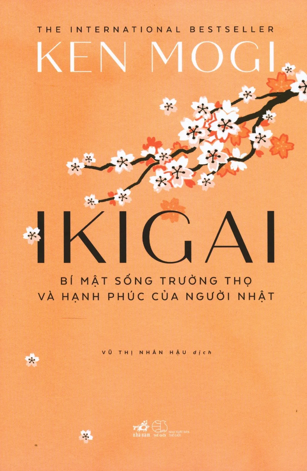 Bìa sách Ikigai của Ken Mogi bản dịch tiếng Việt với thiết kế tương tự