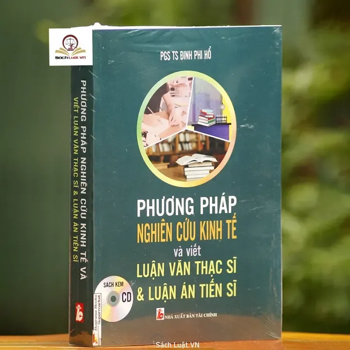 Bìa sách Phương pháp nghiên cứu kinh tế và viết luận văn thạc sĩ luận án tiến sĩ PDF