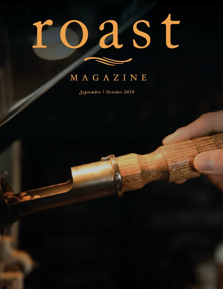 Bìa tạp chí Roast Magazine chuyên sâu về kỹ thuật rang cà phê