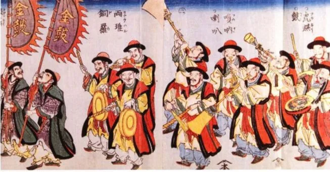 Bản đồ minh họa vị trí chiến lược của Vương quốc Ryukyu trong mạng lưới thương mại hàng hải Đông Á