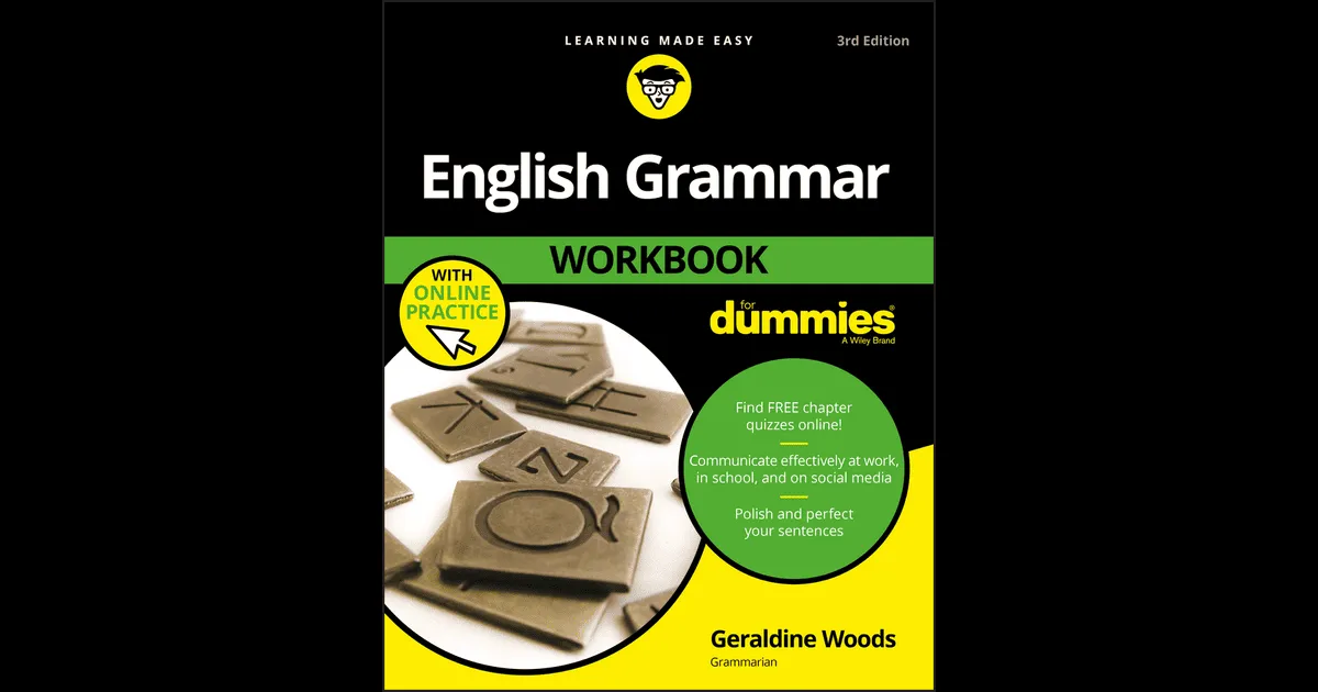 Sách English Grammar For Dummies giúp cải thiện ngữ pháp giao tiếp
