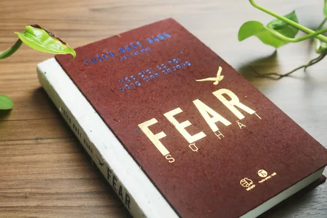 Thiền sư Thích Nhất Hạnh đang mỉm cười an lạc, nguồn cảm hứng cho cuốn sách Fear Sợ Hãi