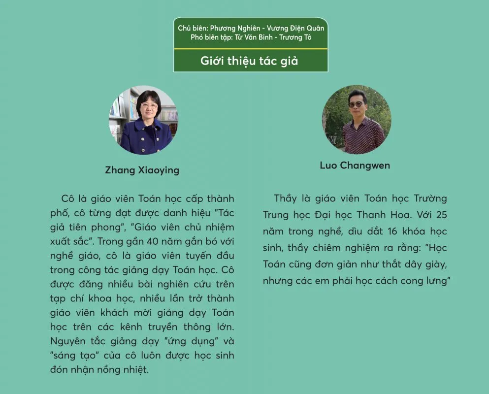 Giới thiệu đội ngũ tác giả sách STEM Toán học Tôi tư duy nên tôi tồn tại từ Đại học Thanh Hoa